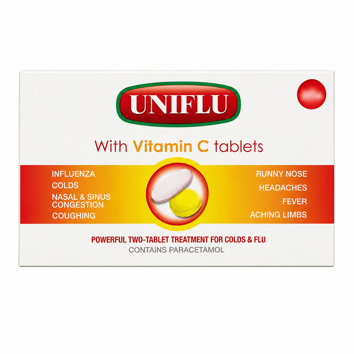 UNIFLU with Vitamin C Tablets