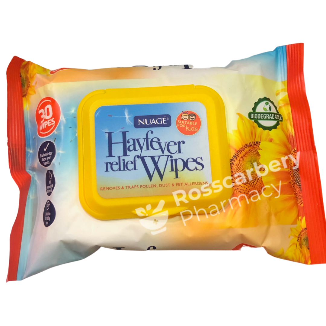 Nuage Hayfever Relief Wipes