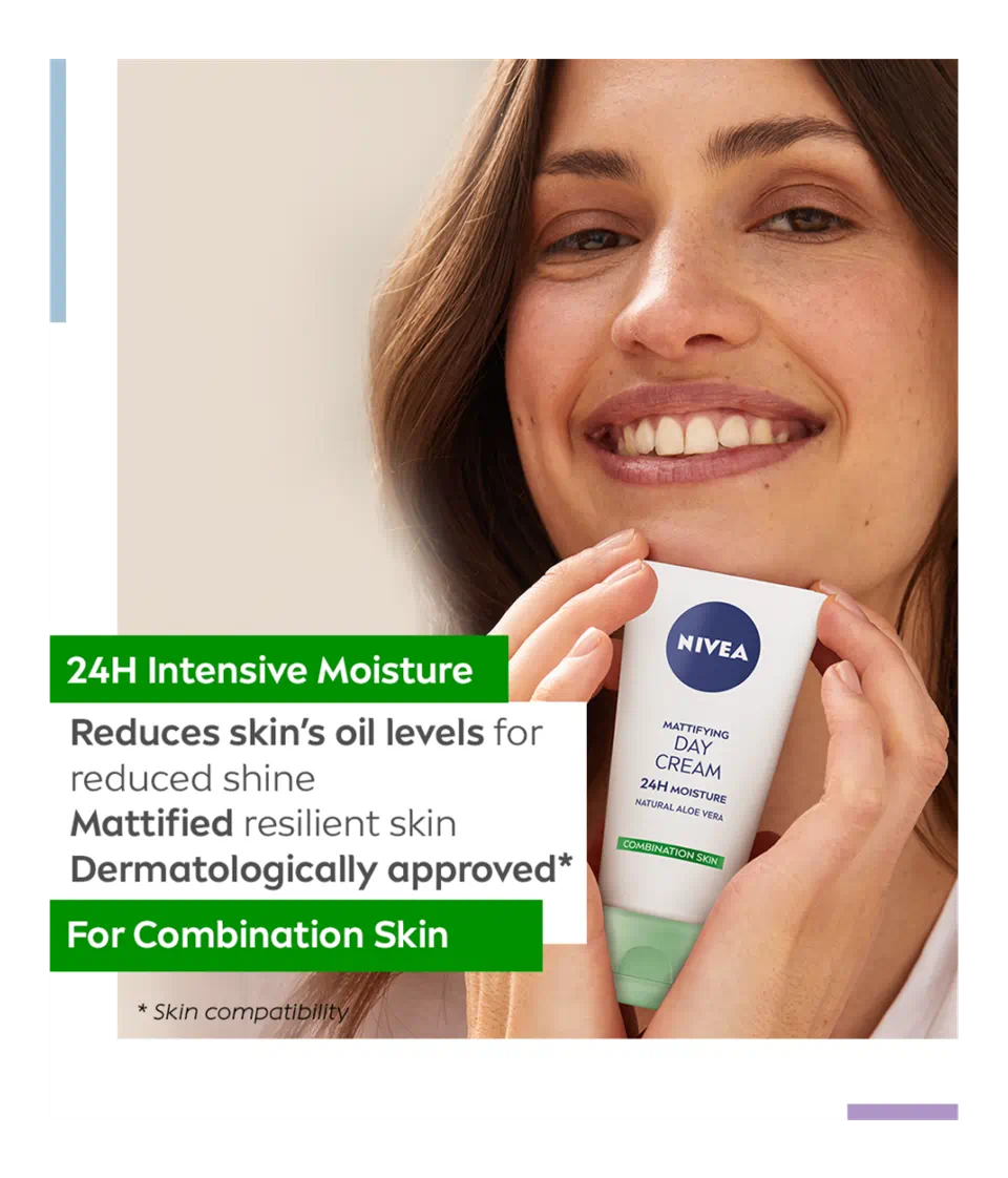 Nivea Mattifying Day Cream Moisturiser for Combination-Oily Skin