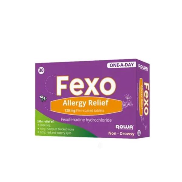 Fexo Allergy Relief 120Mg 30'S