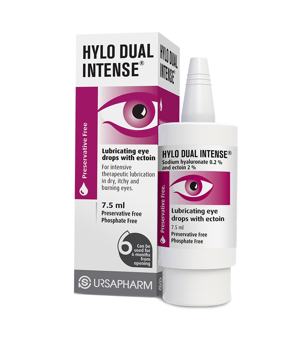 Hylo-Dual Intense Eye Drops - Preservative free eye drops that provide instant, long-lasting relief from intense dry eye symptoms
