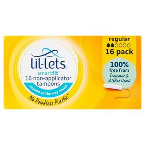 Lil-lets Smartfit Non-Applicator Tampons - 16 Pack