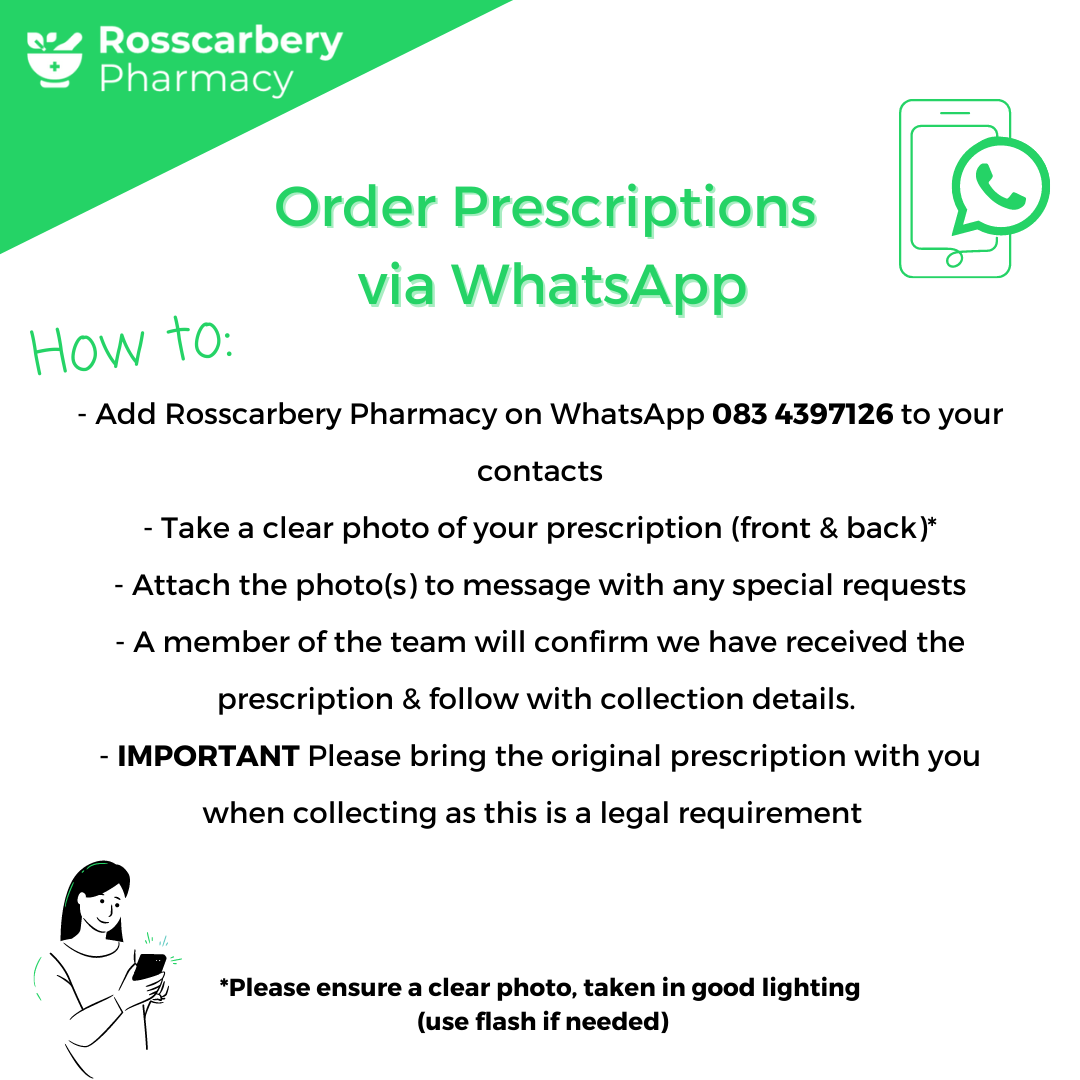 whatsapp your prescription