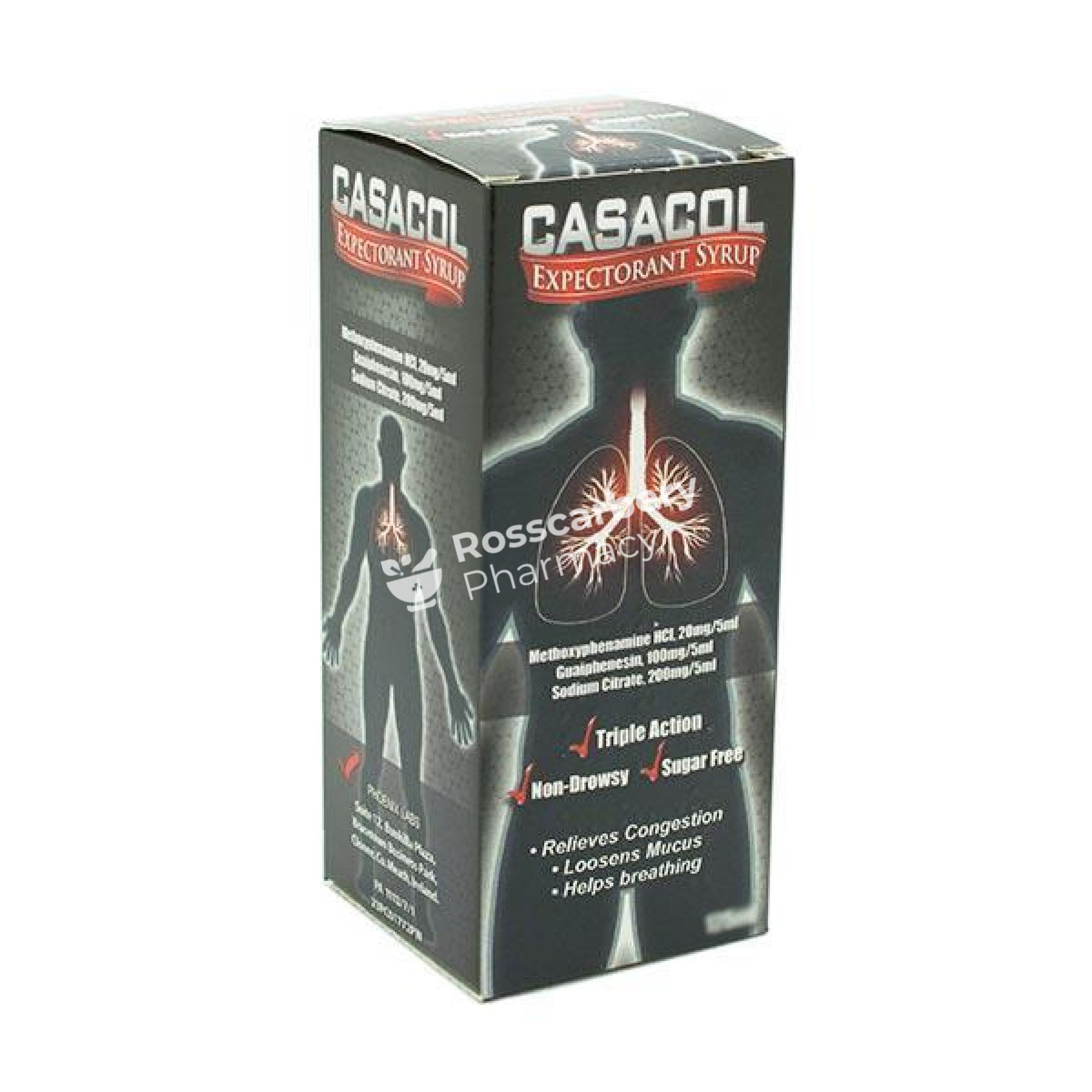 Casacol Expectorant Syrup Cough Bottles