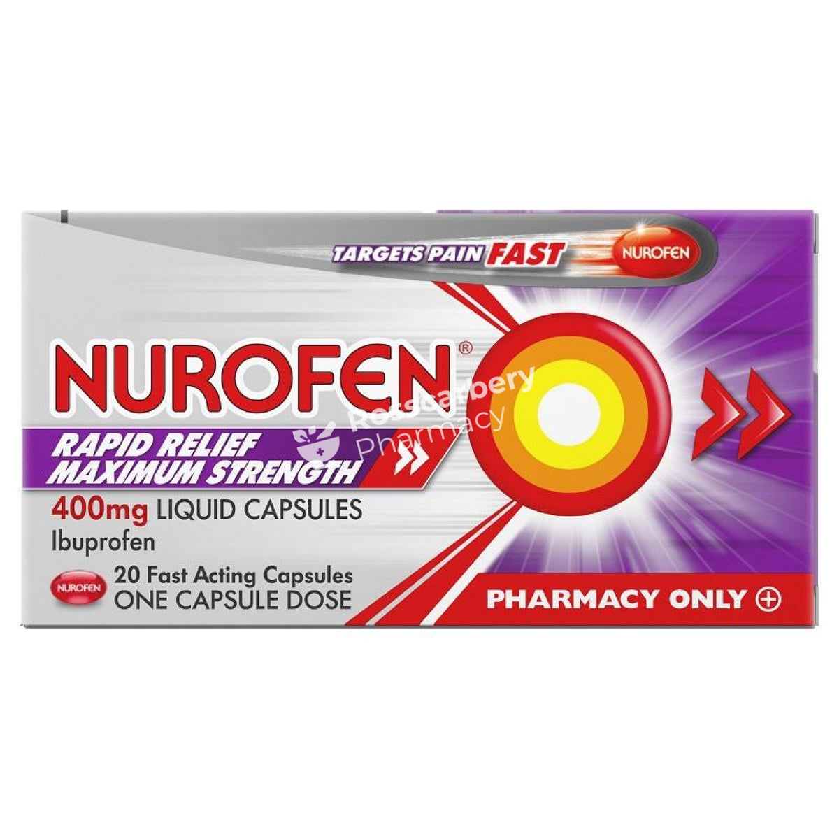 Nurofen Rapid Relief Max Strength 400Mg Liquid Capsules Pain & Headache