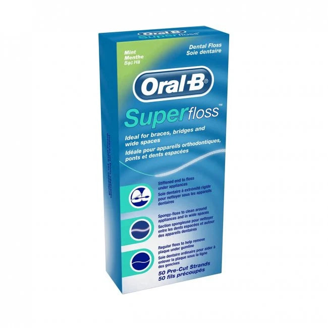 Oral-B Super Floss - 50 pre-cut strands