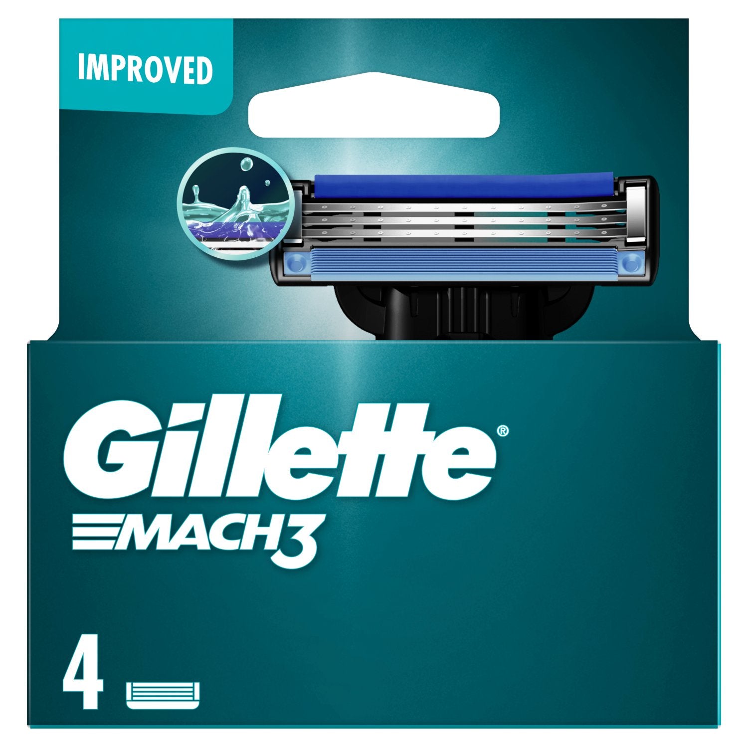 Gillette Mach 3 Blades 4 Pack