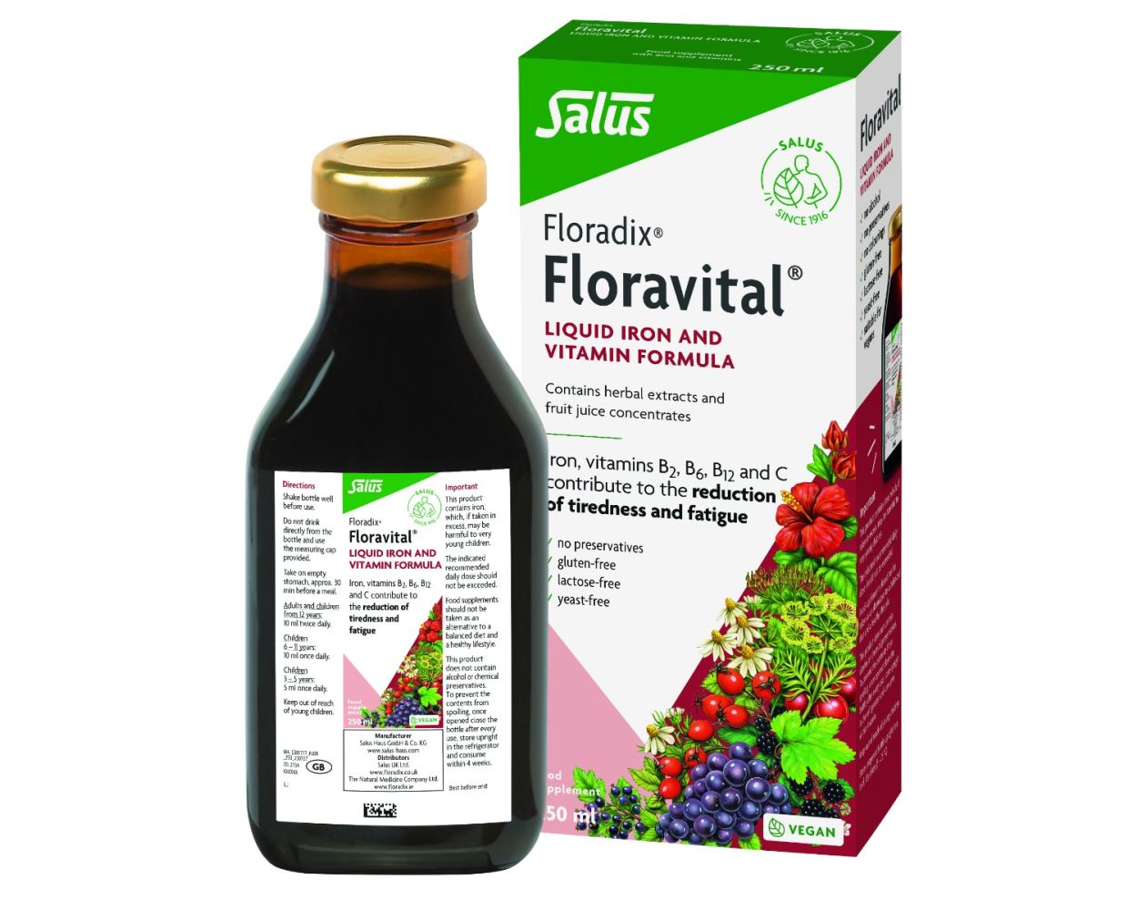 Floradix Floravital Liquid 250ml