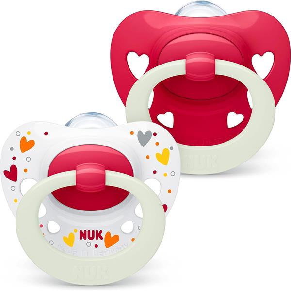 NUK Signature Soother Night silicone 18-36 months