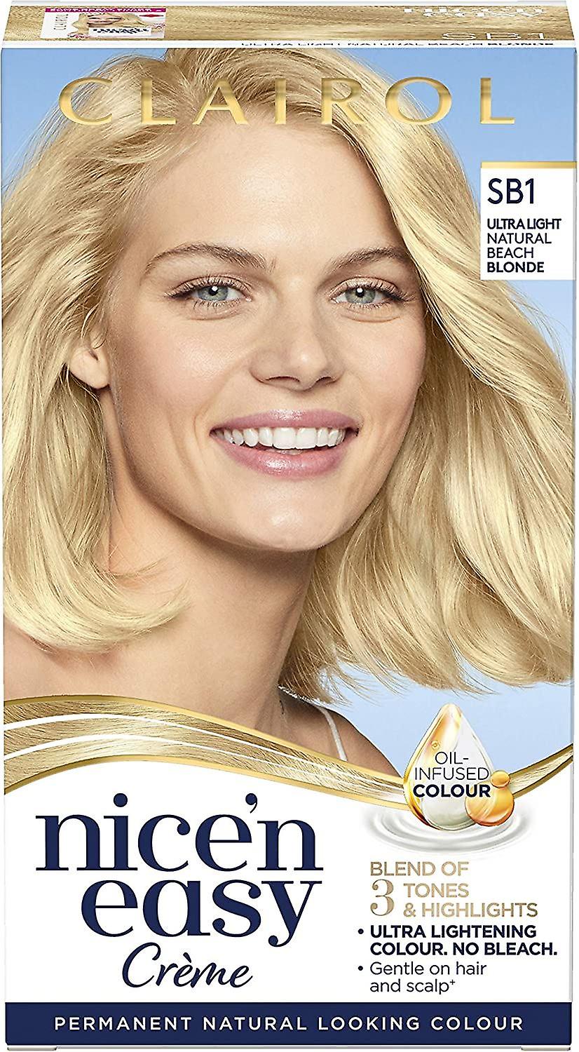 Clairol - Nice'N Easy Creme Permanent Natural Looking Colour - SB1 Ultra Light Natural Beach Blonde