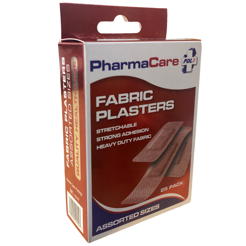 PharmaCare Fabric Plasters Assorted Sizes