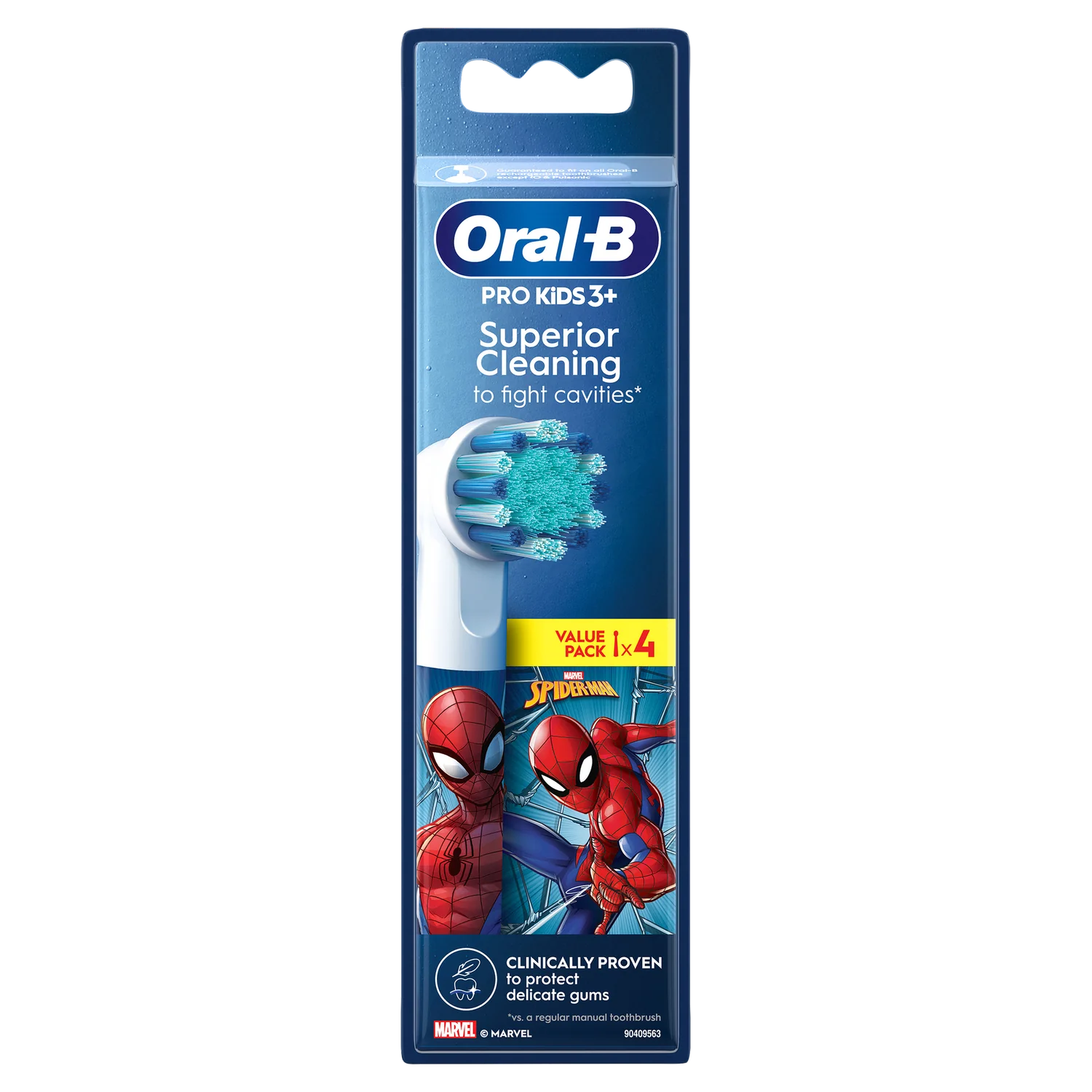 Oral B Spiderman Electric Toothbrush Replacement Heads