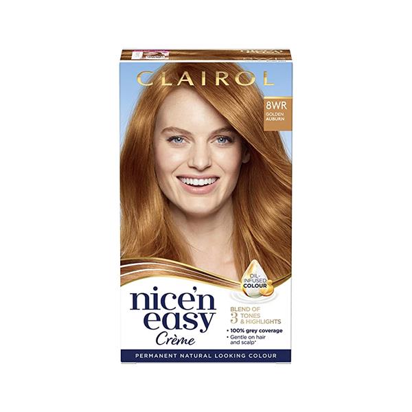 Clairol - Nice'N Easy Creme Permanent Natural Looking Colour - 8WR Golden Auburn