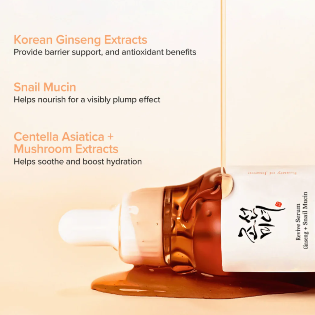 Beauty of Joseon Revive Serum Ginseng + Snail Mucin