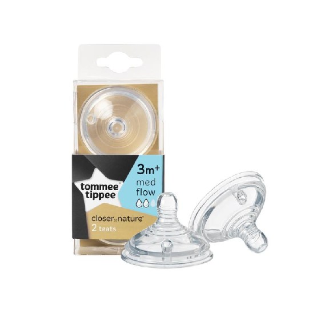 Tommee Tippee Closer to Nature Med Flow Teats 3m+