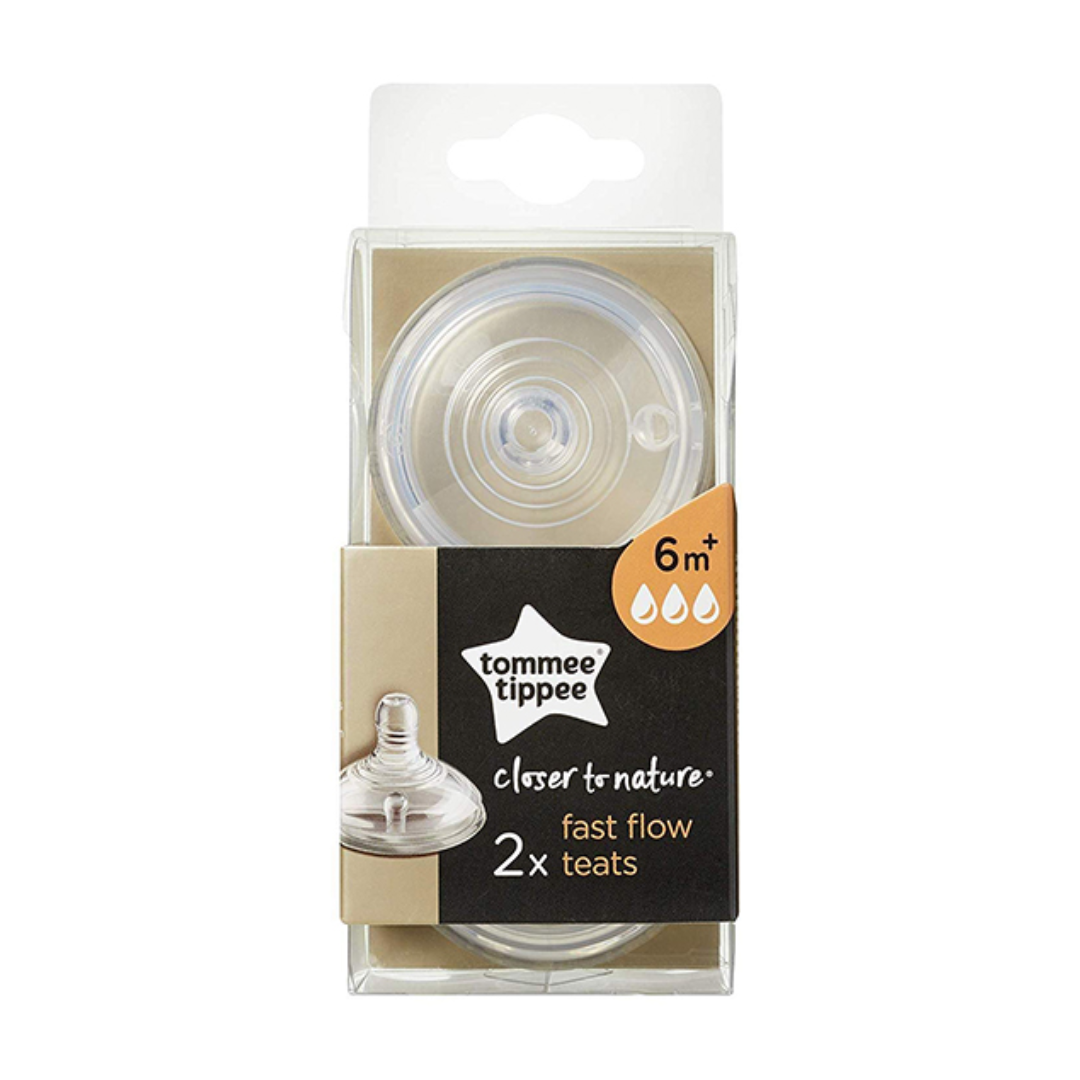 Tommee Tippee Closer to Nature Fast Flow Teats 6m+