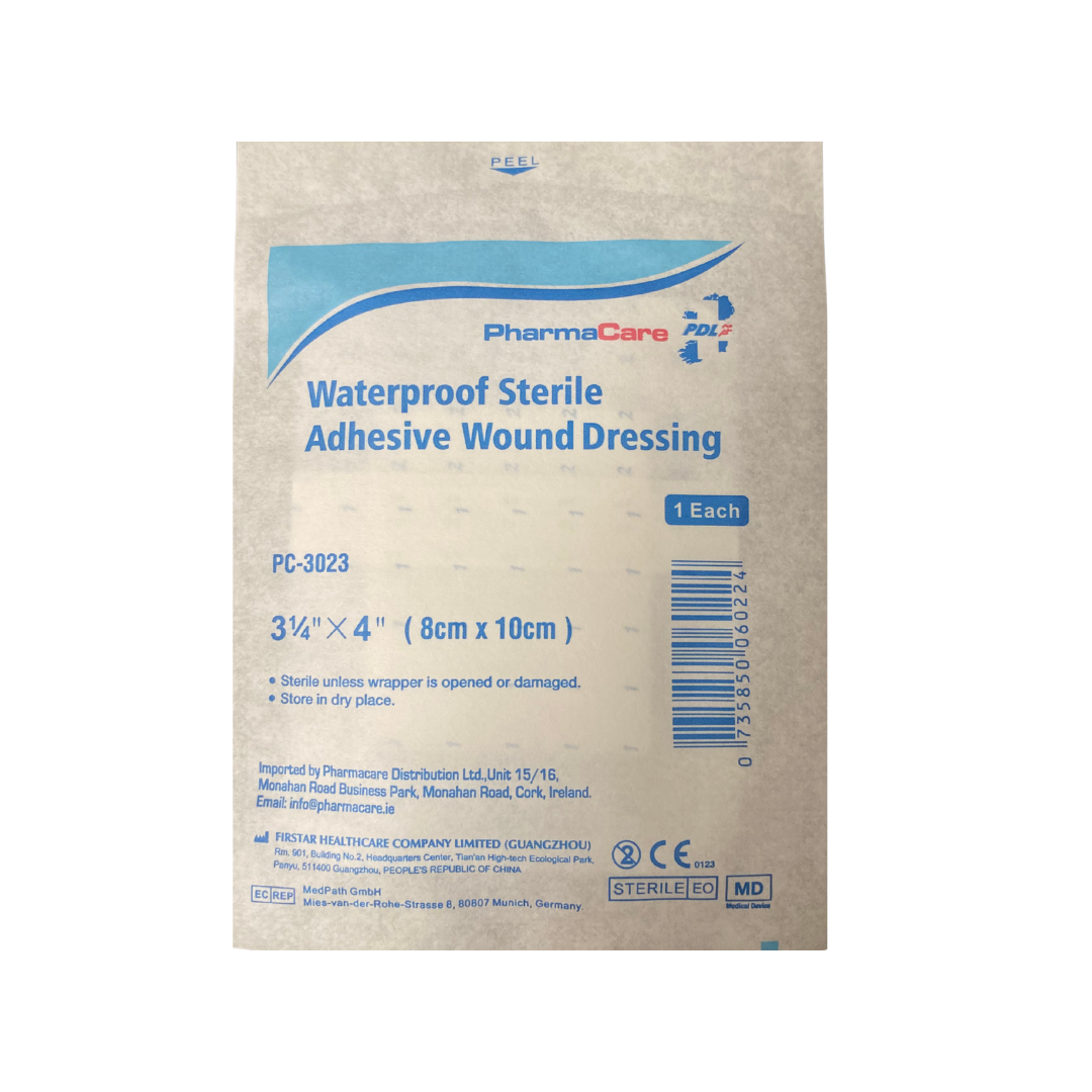 Pharmacare Waterproof Sterile Dressings (8cm x 10cm)