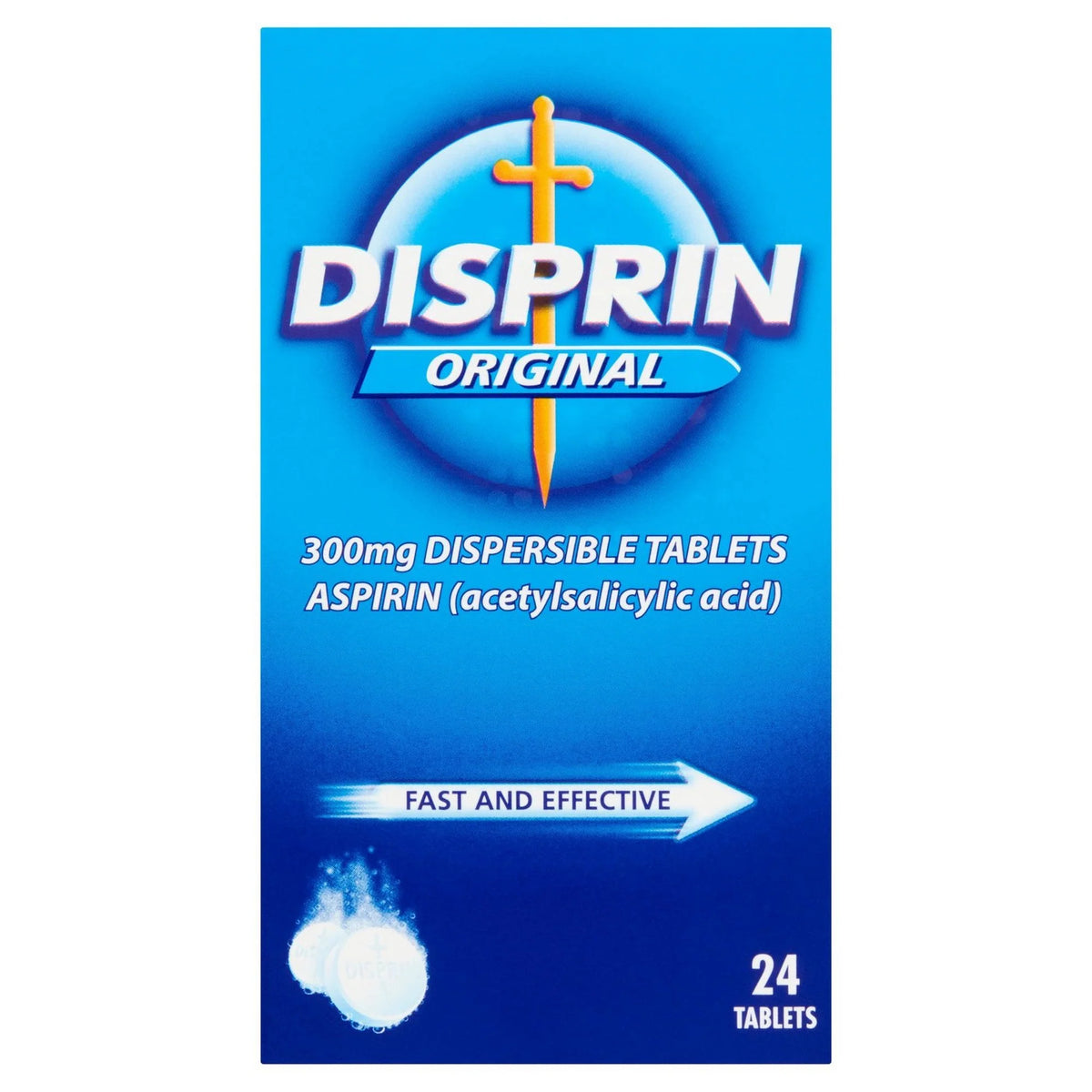 DISPRIN Original 300mg Dispersible Tablets Aspirin