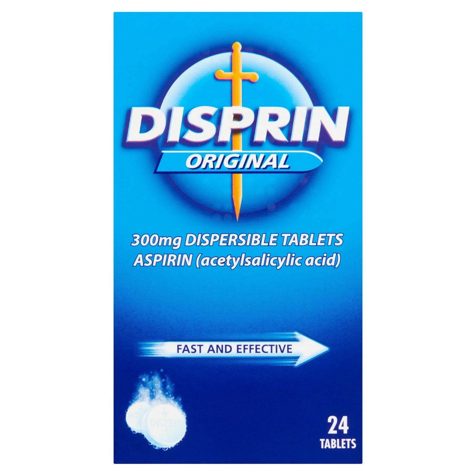 DISPRIN Original 300mg Dispersible Tablets Aspirin
