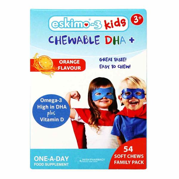 Eskimo-3 Kids Chewable DHA+ 54 soft chews