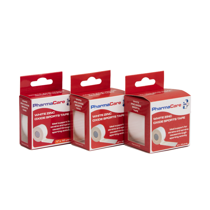 Pharmacare White ZincOxide Sports Tape