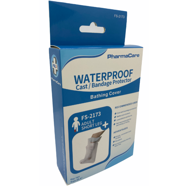 PharmaCare Waterproof Cast/Bandage Protector -  Adult Half Leg