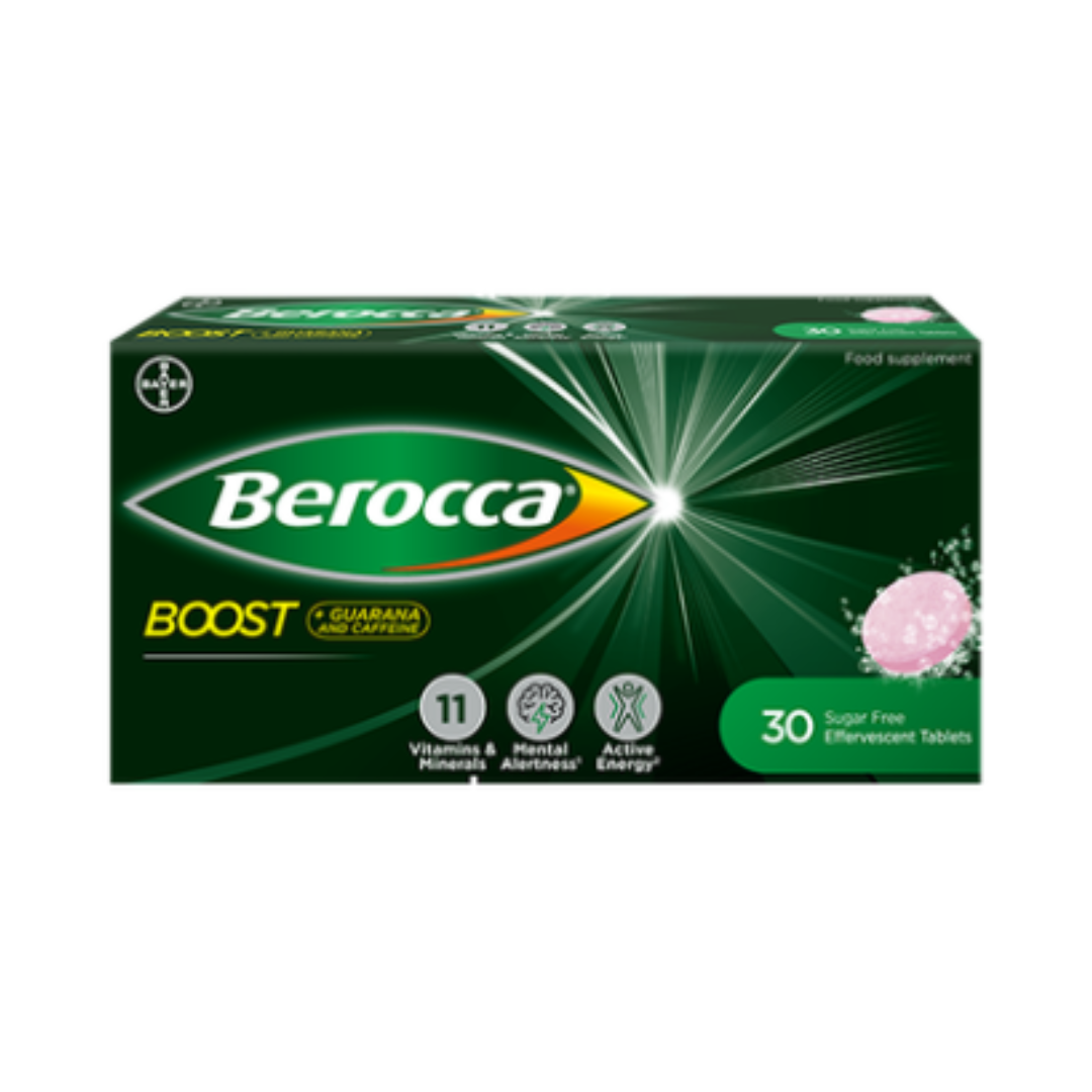 Berocca Boost Sugar Free - 30 Effervescent Tablets