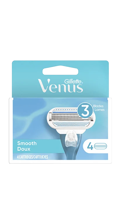 Gillette Venus Smooth Razor Refill Blades - 4 Refills