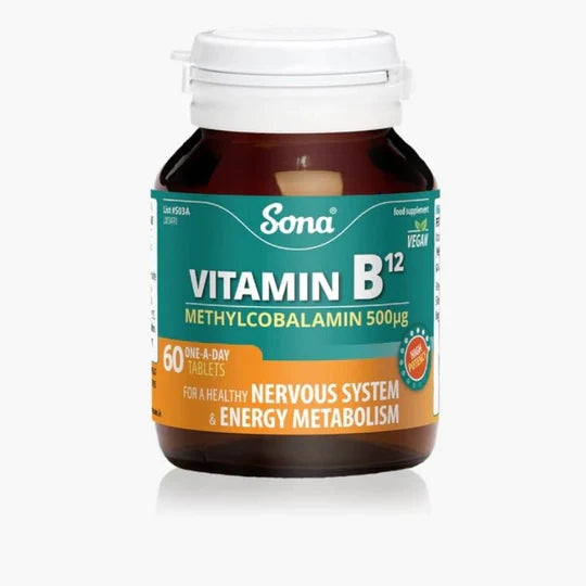 Sona Vitamin B12 500ug 60 Tablets