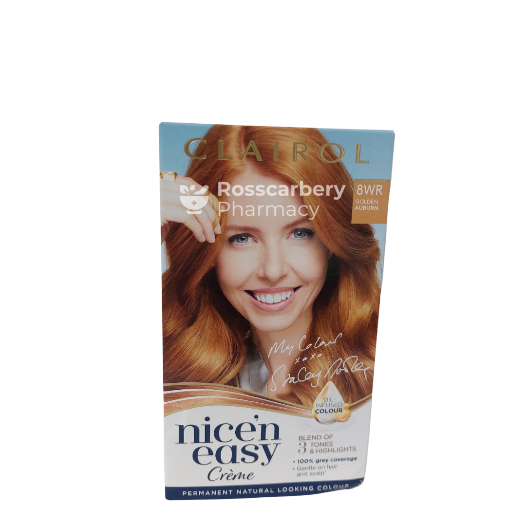 Clairol - Nice'N Easy Permanent Natural Looking Colour - 8WR Golden Auburn