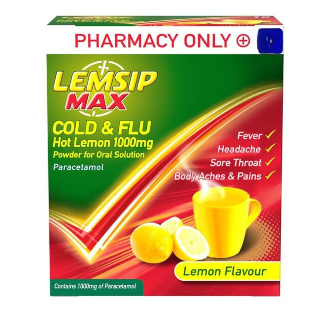 Lemsip Max Cold & Flu Hot Lemon Sachets