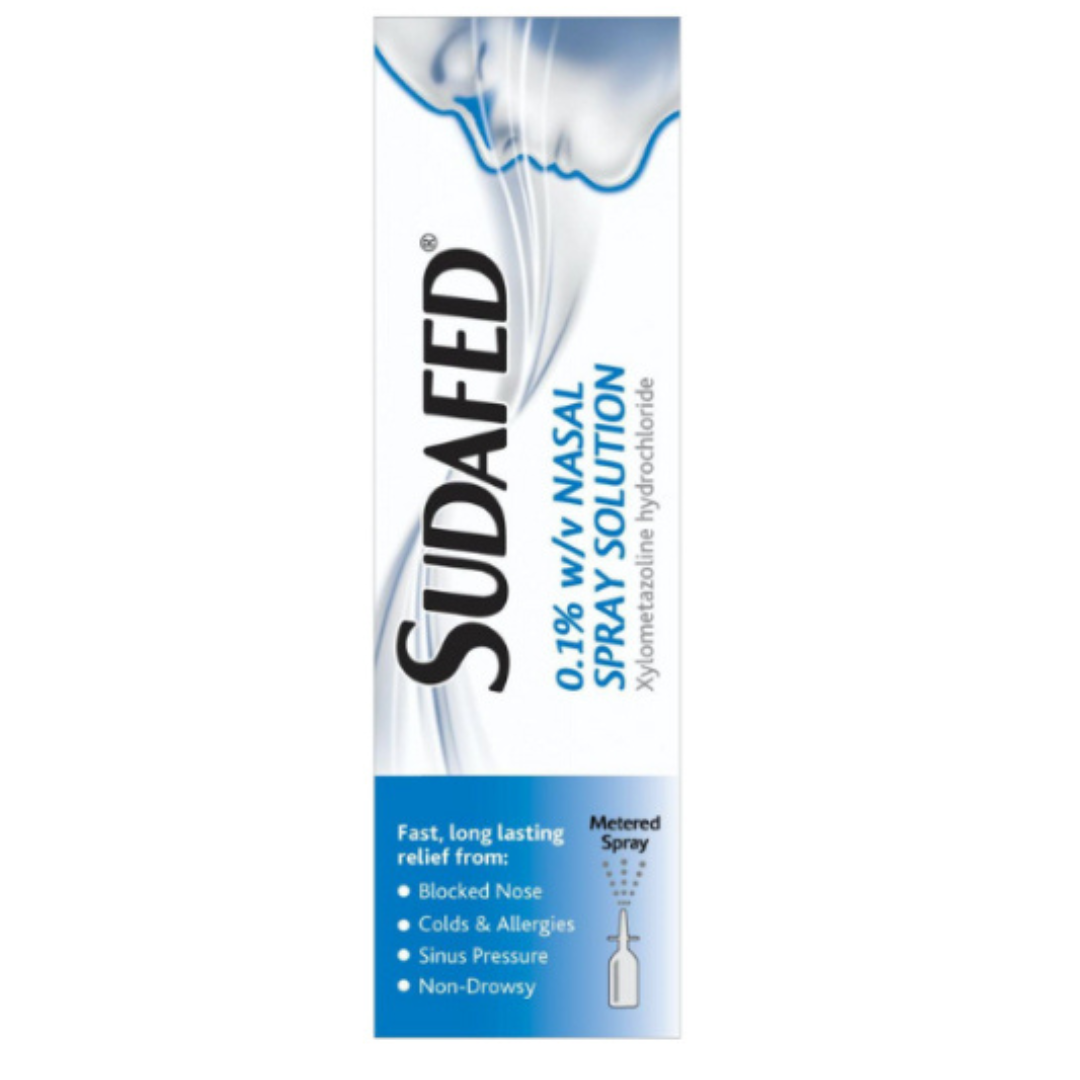Sudafed 0.1% w/v Nasal Spray Solution