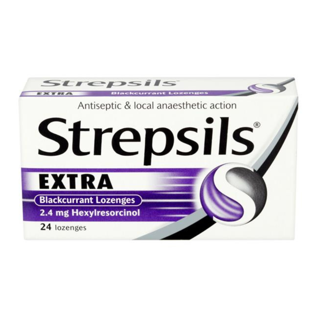Strepsils Extra Blackcurrant Lozenges