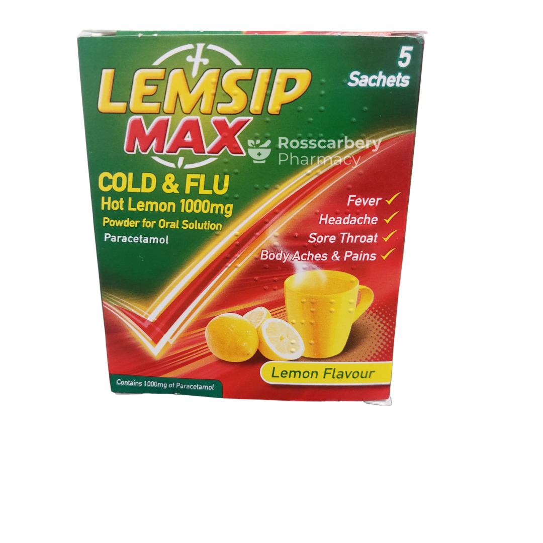 Lemsip Max Cold & Flu Hot Lemon Sachets