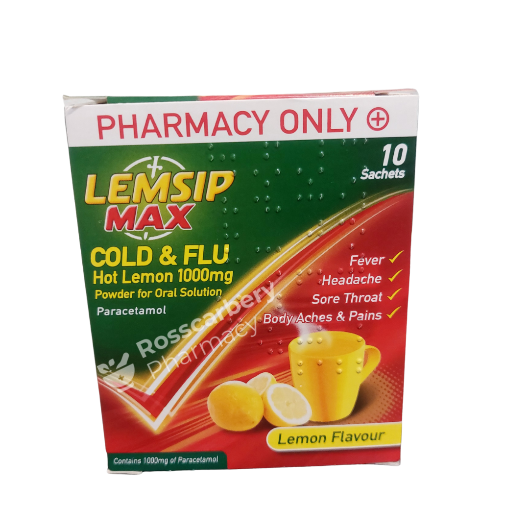 Lemsip Max Cold &amp; Flu Hot Lemon Sachets