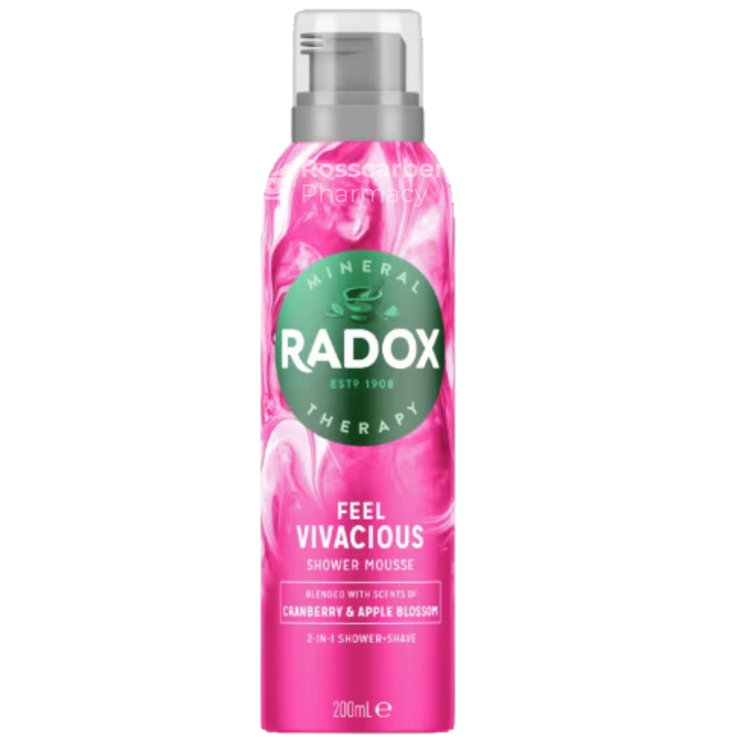 Radox Feel Vivacious Shower And Shave Shower Mousse