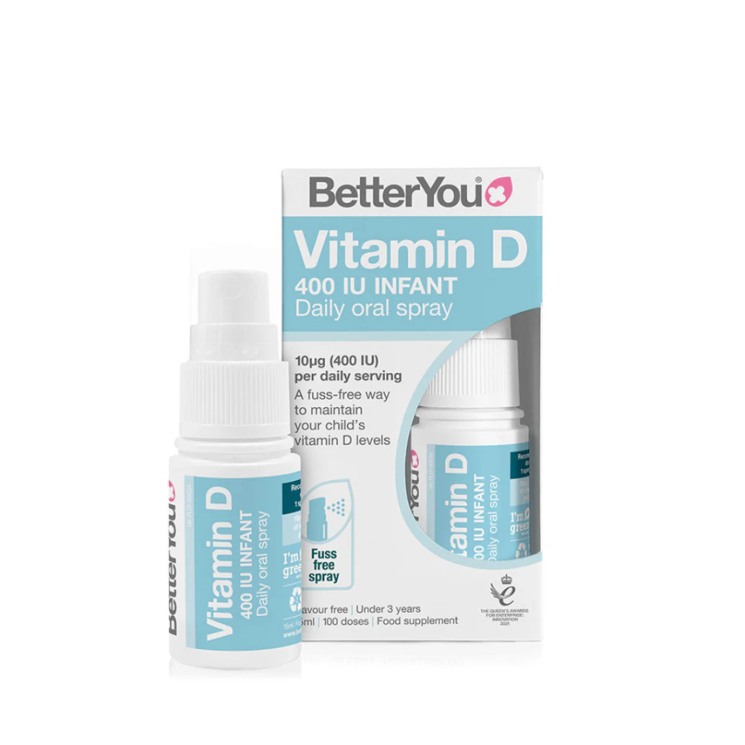 BetterYou Infant Vitamin D3 400 IU Oral Spray