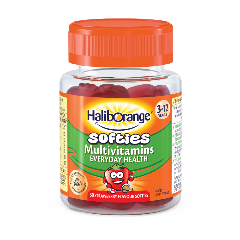 Haliborange Softies Multivitamins 3-12 Years - Strawberry 30 Softies