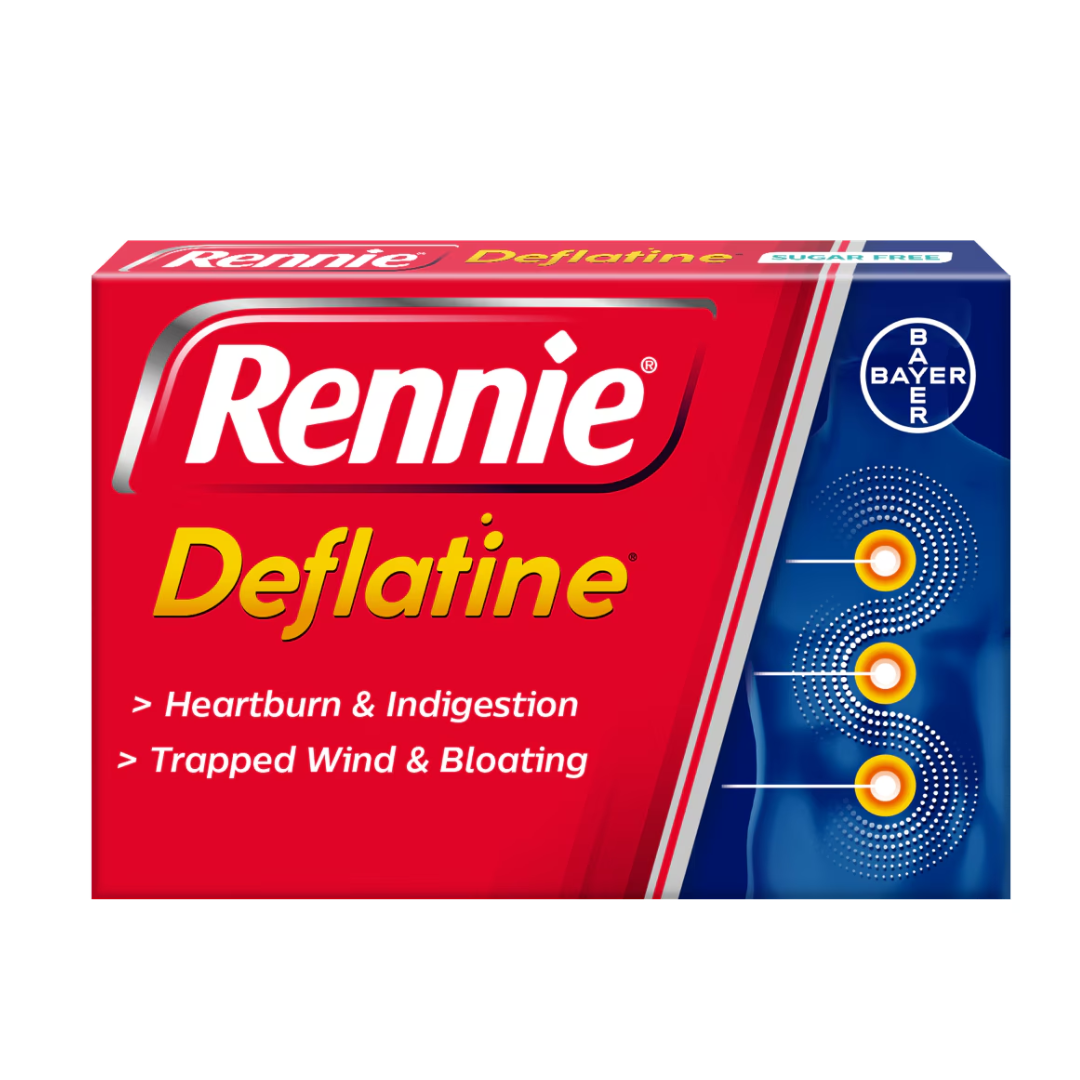 Rennie Deflatine Sugar Free Chewable Tablets - Mint
