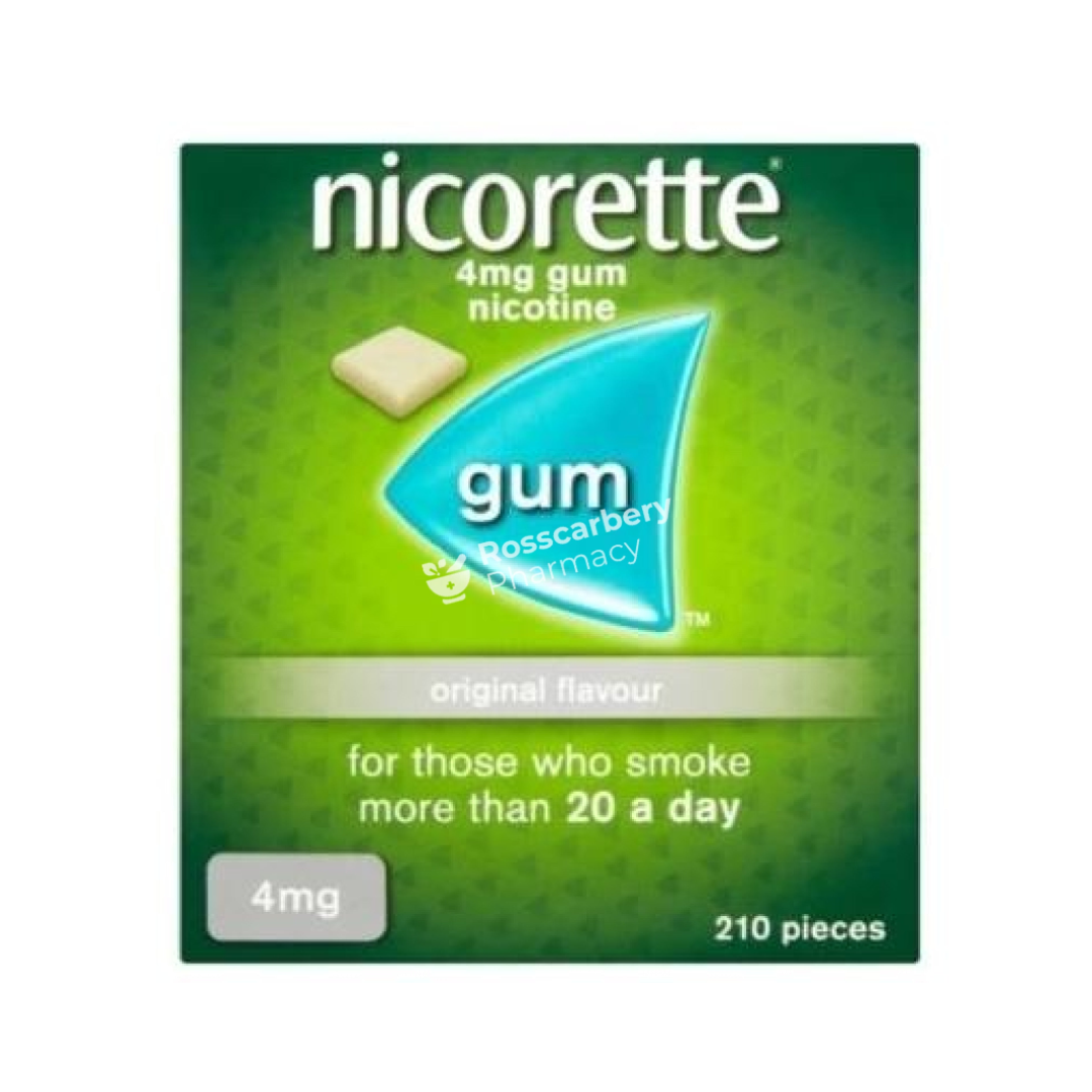 Nicorette 4mg Medicated Chewing Gum