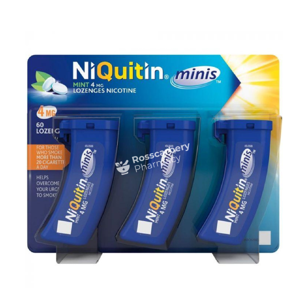 NiQuitin Mini 4mg Mint Lozenges