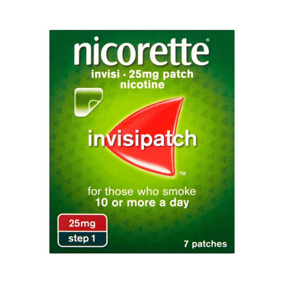 Nicorette Invisipatch 25mg/16hours Patches Step 1