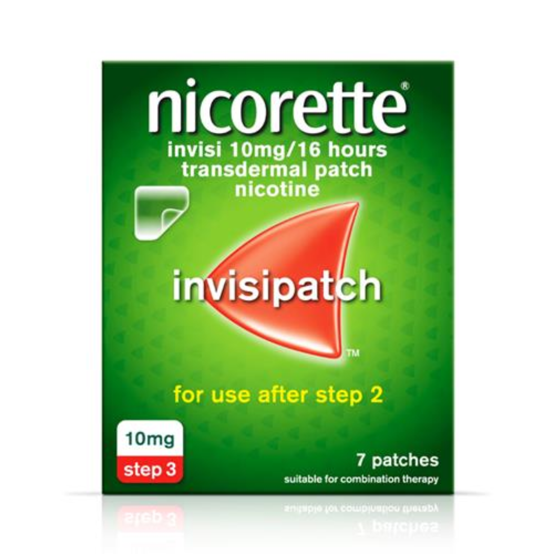 Nicorette Invisipatch 10mg/16hours Patches Step 3