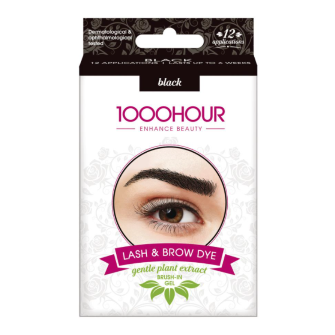 1000 HOUR Enhance Beauty Lash &amp; Brow Dye (Natural Black)