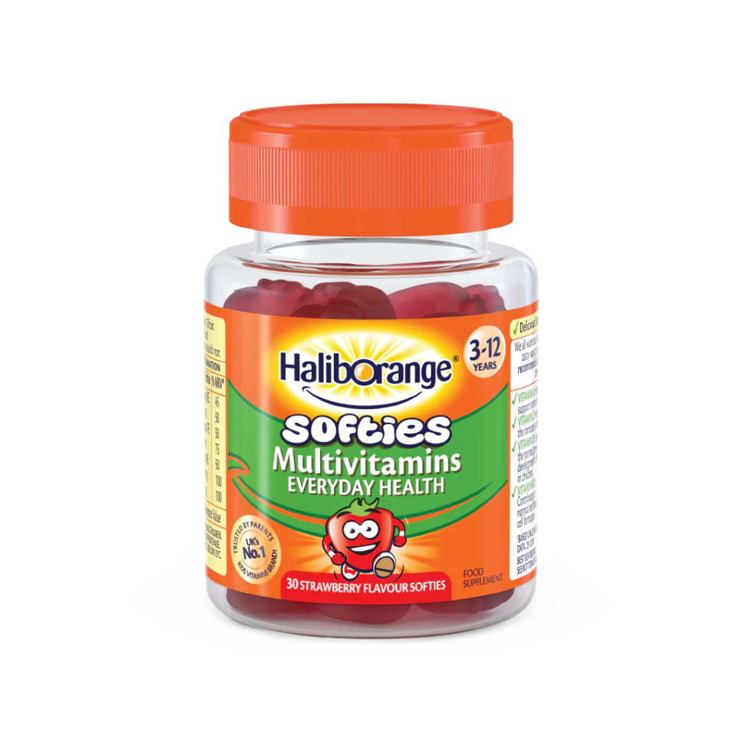 Haliborange Strawberry Softies Multivitamins (3-12 Yrs)