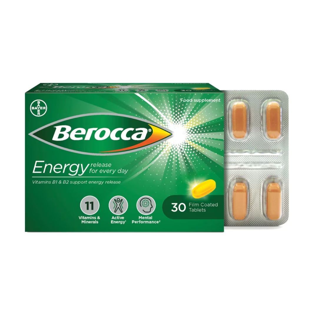 Berocca Energy - 30 Film Coated Tablets