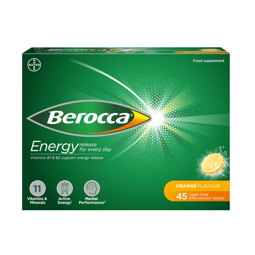 Berocca Energy Orange - 45 Effervescent Tablets