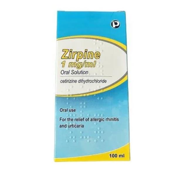 Zirpine 1mg/ml Cetirizine Oral Solution 200ml