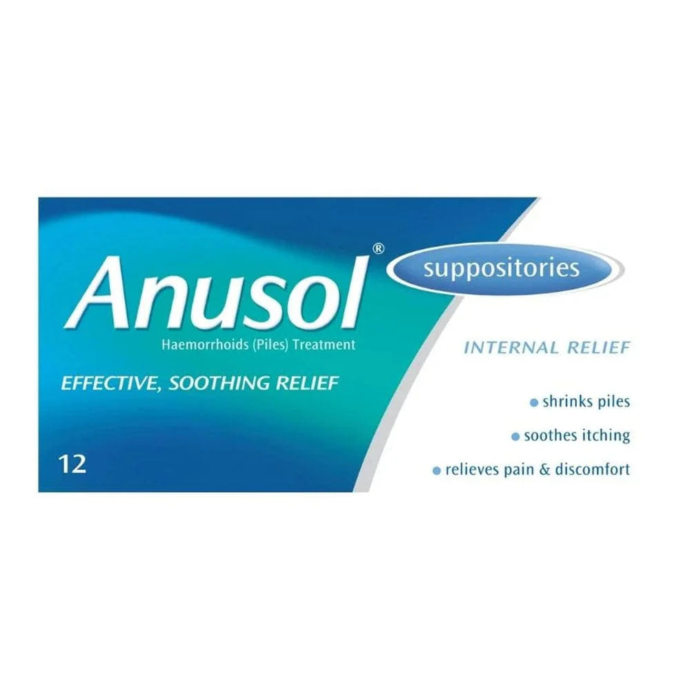 Anusol Suppositories 12 Pack