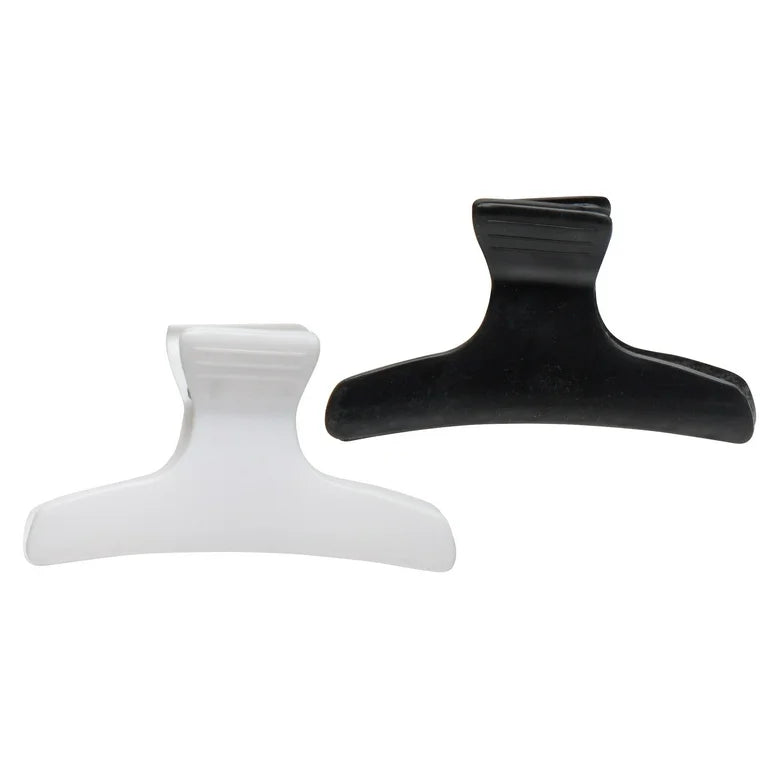 Pulse 6pk Hair Clamp Black & White